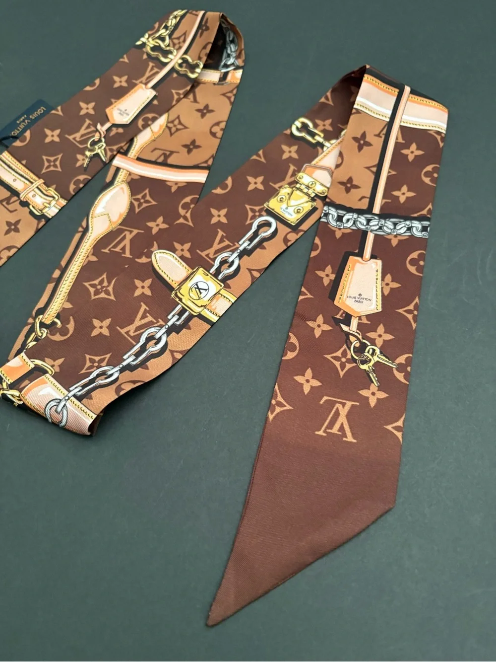 Fashion Silk Scarf Long Twilly